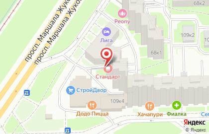 Медицинский стоматологический центр Стандарт на проспекте Ветеранов на карте
