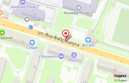 ООО "Данила-Мастер" на улице Яна Фабрициуса на карте
