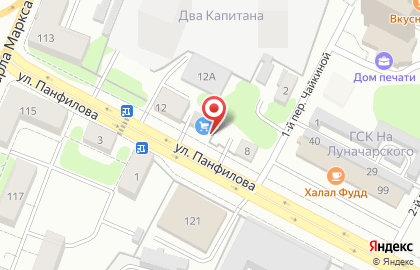 Мир Кровли и Фасада на улице Панфилова на карте