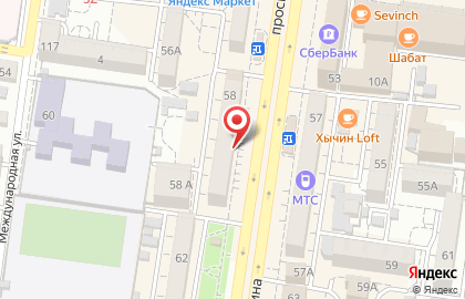 Компания Натяжные потолки ЭВИТА на проспекте Ленина, 58 на карте