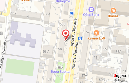 Компания Натяжные потолки ЭВИТА на проспекте Ленина, 58 на карте