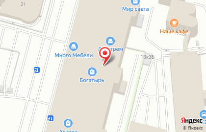 Двери Петербурга на Богатырском проспекте на карте