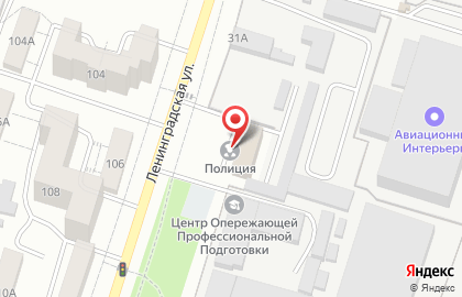 Автостоянка Левобережная на карте