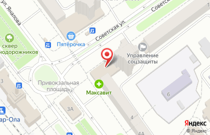 Магазин бытовой химии Рубль Бум на Советской улице на карте