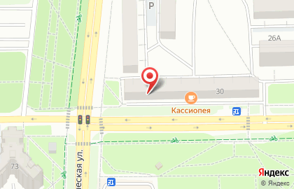 Парикмахерская Кудесница на проспекте Октября, 30 на карте