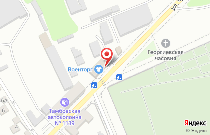 Магазин автотоваров на улице Чичканова на карте