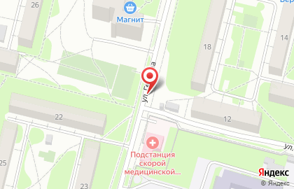 Магазин овощей и фруктов в Зареченском районе на карте