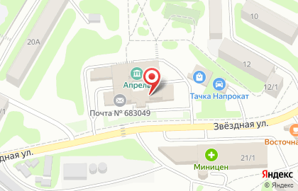 Танцевально-спортивный клуб Кантилена в Петропавловске-Камчатском на карте
