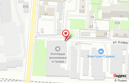 Колледж экономики и права на улице К.Назаровой на карте