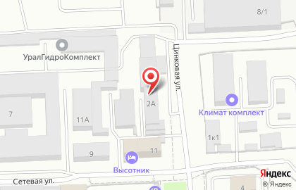 Торговая компания Бамус в Курчатовском районе на карте