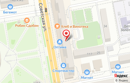 Студия красоты Beauty Line на Советской улице на карте