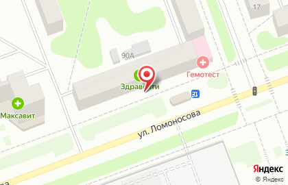 Магазин Лапландия на улице Ломоносова на карте