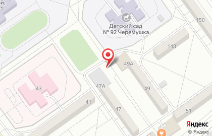 Продуктовый магазин в Волгограде на карте