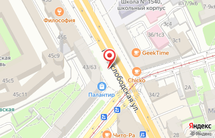 МегаФон, г. Москва на Новослободской улице на карте