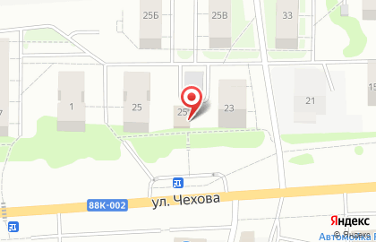 Продуктовый магазин Теплица на улице Чехова на карте
