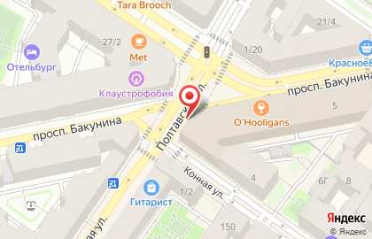 Бар Грецкий на карте