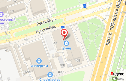 Салон бижутерии Кореана в Советском районе на карте