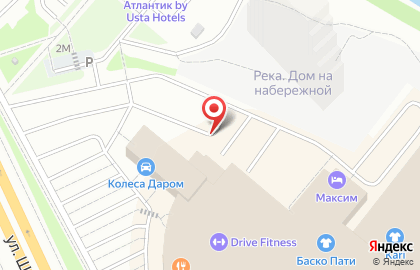 Автостоянка на ул. Щербакова, 4/1 на карте