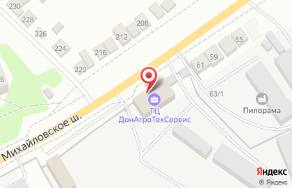 Магазин автозапчастей Старожиловоагроснаб на Михайловском шоссе на карте