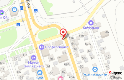 Продуктовый магазин в Ростове-на-Дону на карте