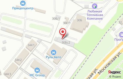 Автосервис АВАрийка на Московской улице на карте