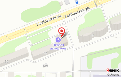 Первая Автошкола на улице Ворошилова на карте