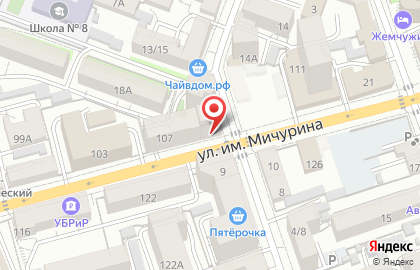 Инвестиционная компания МедФарм на улице им. Мичурина И.В. на карте