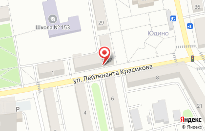 Банкомат АК Барс на улице Лейтенанта Красикова, 3 на карте