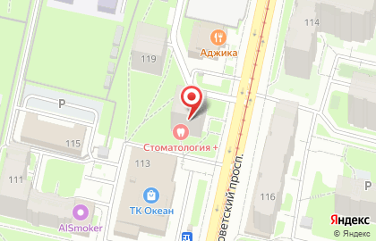 Стоматология+ на карте
