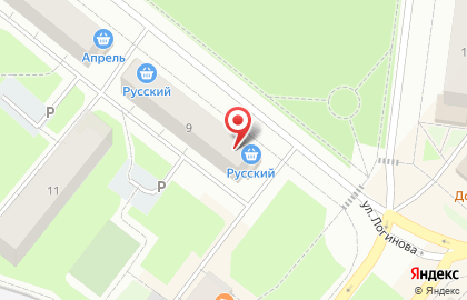 Гастроном Русский в Северодвинске на карте