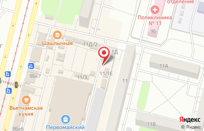 Мастерская в Омске на карте