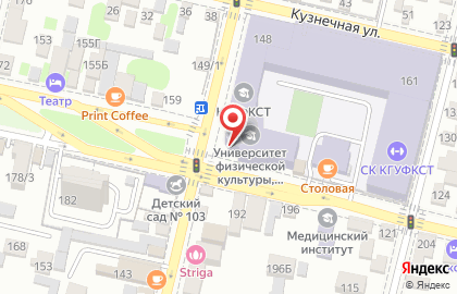 Банкомат ВТБ в Краснодаре на карте