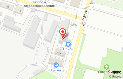 Магазин автозапчастей, спецодежды и инструмента Орион на карте