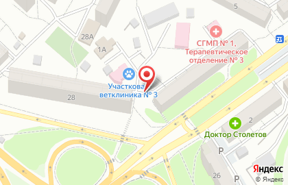 Областная станция по борьбе с болезнями животных в Ленинском районе на карте