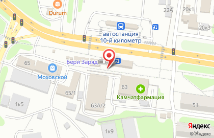 Магазин в Петропавловске-Камчатском на карте