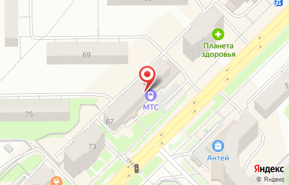 Салон сотовой связи Связной на улице Лепсе на карте