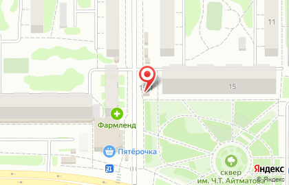 Пекарня Мельница на улице Красного Урала на карте