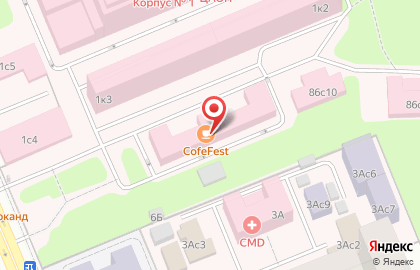 Кофейня CofeFest на Новогиреевской улице на карте