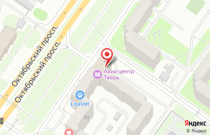 Строительная компания ЭкоАртСтрой на Октябрьском проспекте на карте