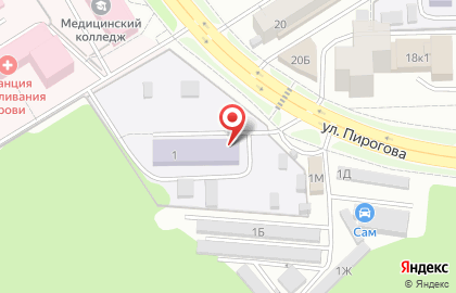 Сытый дом на улице Пирогова на карте