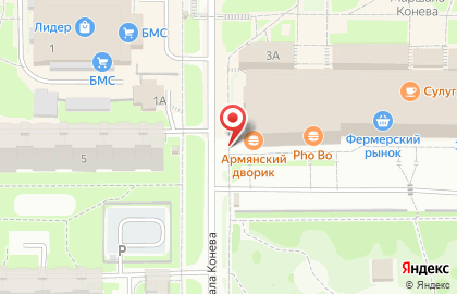 Данар на карте