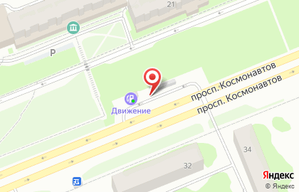 АЗС Движение-Коми на проспекте Космонавтов на карте