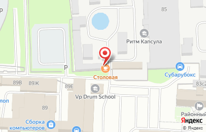 Столовая в Санкт-Петербурге на карте
