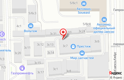 Профтех на Иркутской улице на карте