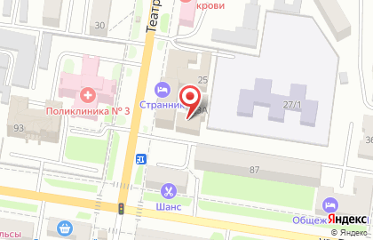 Киокушинкай Каратэ на Театральной улице на карте