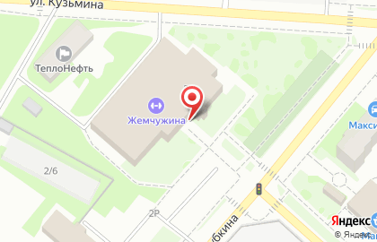 Спортивно-оздоровительный комплекс Жемчужина в Ханты-Мансийске на карте