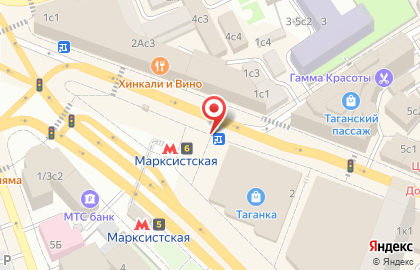 Мосгортранс на Таганской улице на карте