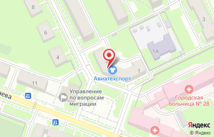 Ювелирный салонна улице Баранова на карте