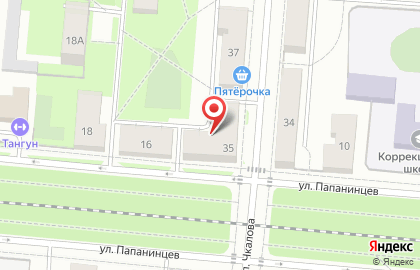 Агентство бухгалтерских услуг на улице Чкалова на карте
