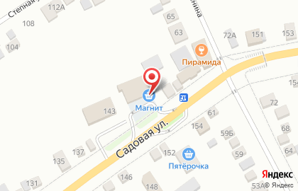 Супермаркет Магнит в Краснодаре на карте